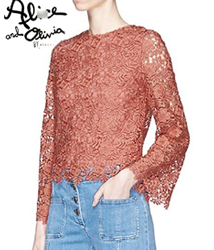 Alice* + olivia(or) Crochet top;보기에도 이쁘고 입어보면 한번더 반하는 강추 탑!!(특가세일 30% 할인이벤트/반품교환불가/정가171000)