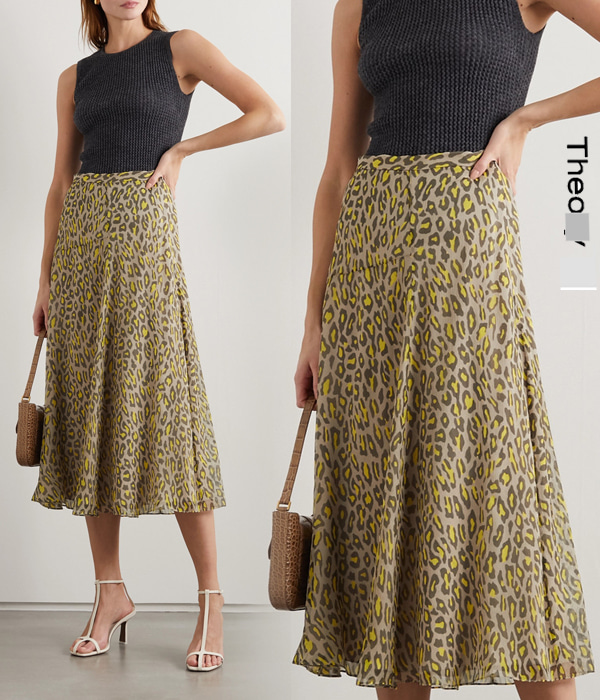 Theor*(or) print silk skirt  ;직구 60만원대 셀링중/ 소량입고되었어요!!