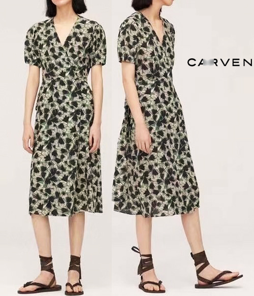 CARVE* silk dress;고급스러움과 패턴감에 반해요!!