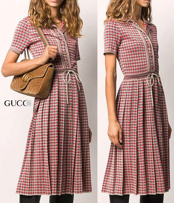 gucc* pattern dress;색감마저 너무 이쁜 니트 드레스!!
