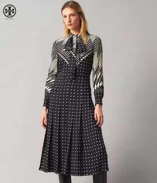 tory burc* pattern dress ;아주 슬림해보이는 소장가치 뿜뿜 드레스~~!! ;피팅추가