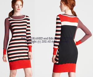 Mar* by Mar* Jacobs(or) Stripe Sweater Dress- 비비언니도 찜했어요^^(비비스타일 한정 20% 할인이벤트/현금가/반품교환불가/ 정가261000)