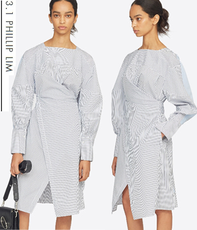 3.1 philip li* Striped  Dress;$570.00 깔끔하면서도 스타일이 남다른 스트라잎원피스!!  (특가세일 30% 할인이벤트/현금가/반품교환불가/정가106000)