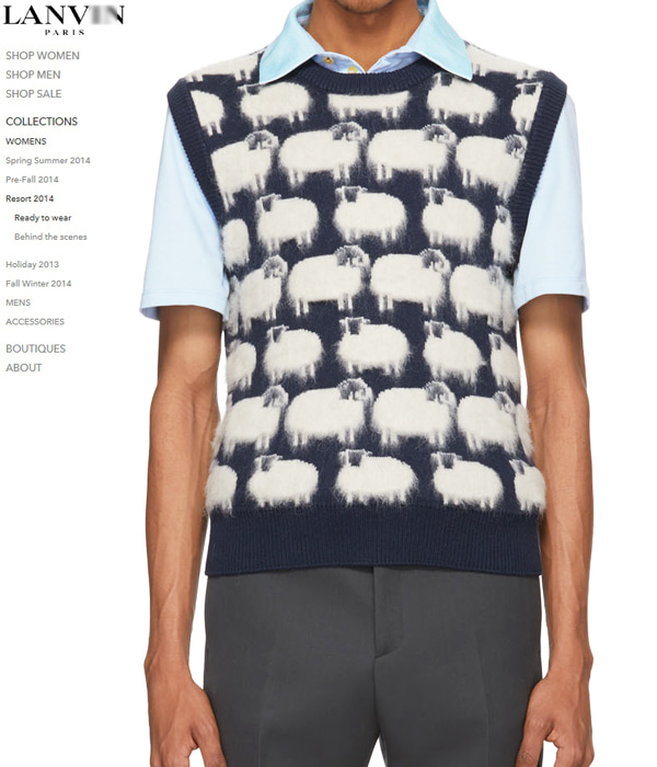 Lanvi* Wool Sheep Vest $1,190 색감과 디자인까지 너무 이쁜 몽글베스트!!