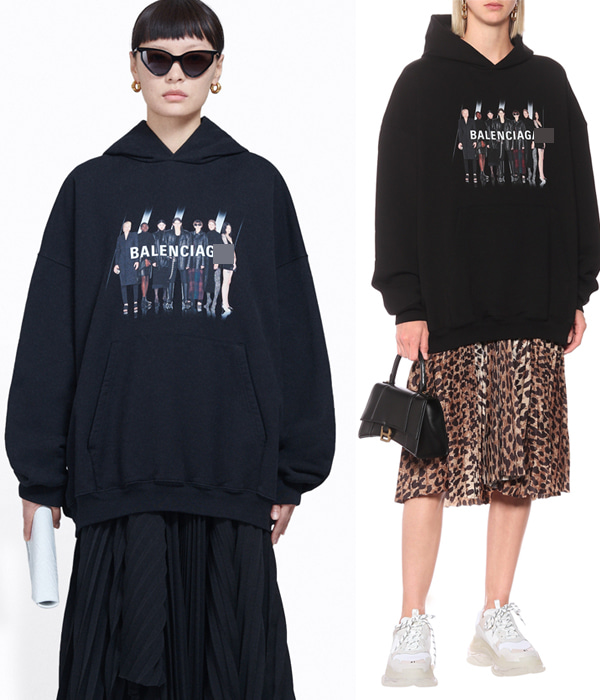 Balenciag* cotton hoodie ;스타일과 편안함을 동시에 만나보실수 있는 필수 아이템!! € 750
