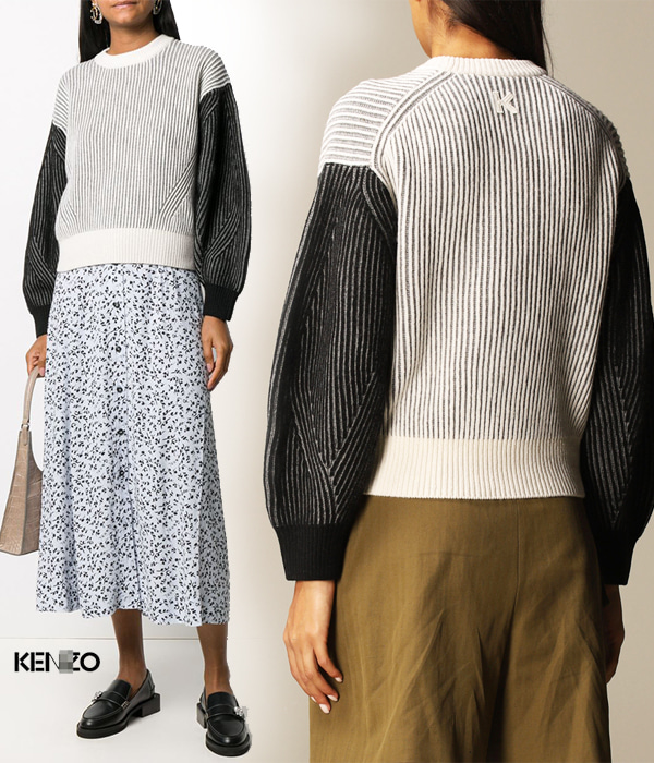 Kenz*(or) wool sweater;€ 330,00 데일리 아이템으로 딱!! 로고포인트로 딱!!하프프라이스로 만나보실수 있어요^^ ;피팅추가