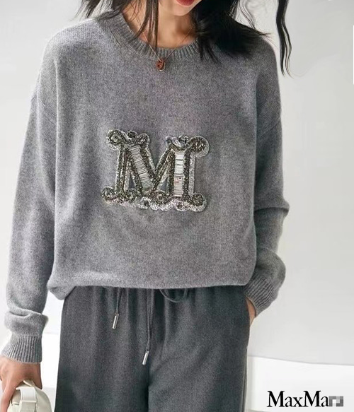 Maxmar* beads cashmere sweater;얼굴마저 화사해보이는 캐시미어 스웨터!!!