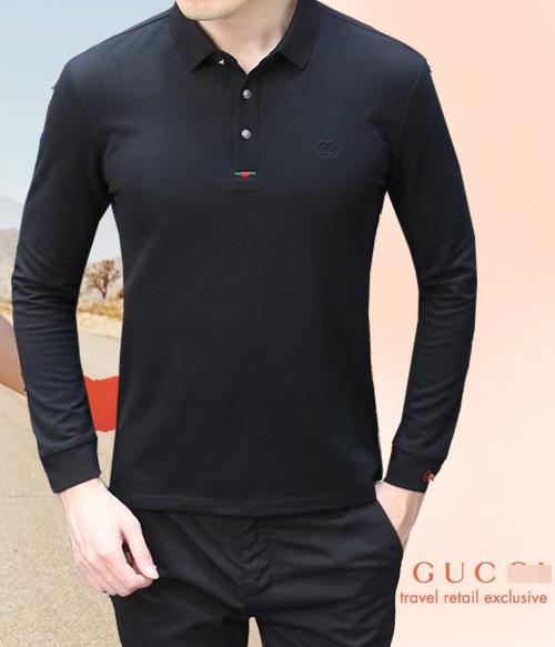 Gucc* collar top ;편안한 착용감이 돋보이는 포인트 카라티^^
