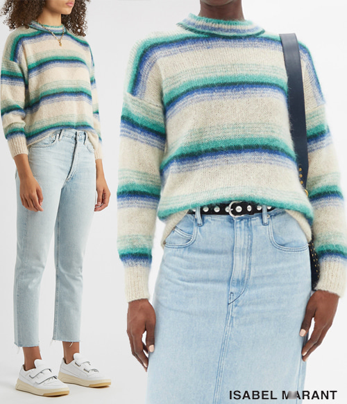 ISABEL MARAN*(or) striped sweater;모헤어의 보송함이 너무 기분좋은 스웨터~소량입고!! ;피팅추가