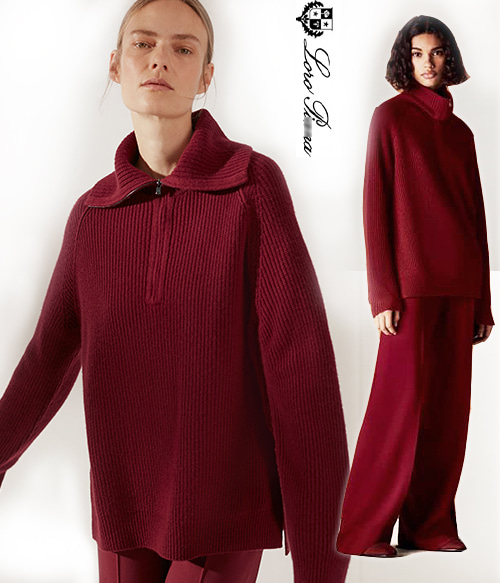 Loro Piana*  Cashmere Half-Zip Sweater;퀄러티 걱정없는 활용도만점의 캐시미어 스웨터!!! KRW 3,678,446
