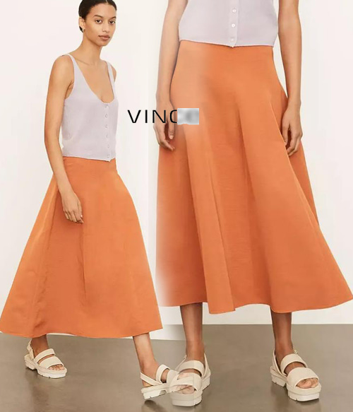 vinc*(or) slim-waisted  skirt; 허리는 슬림하게 만들어주고 아래로는 편안한 플레어스커트!! 비비언니 소장템!! ;부분사이즈 재입고/일주일소요