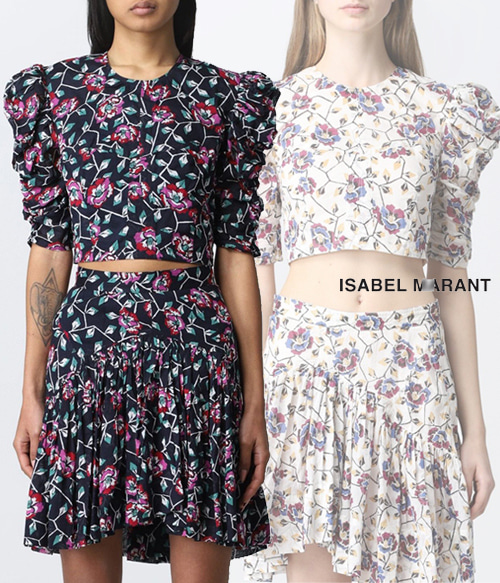 Isabel Maran* floral blouse;스커트와 세트로 만나보셔도 좋아요^^