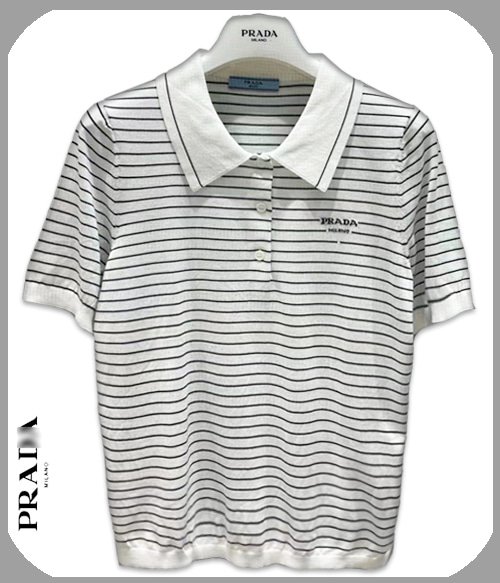 PRAD*  striped shirts ;어디에도 클린할수밖에 없는 소프트한 모달 니트탑!!
