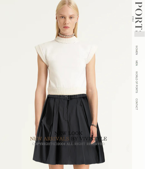 port*(or) pocket skirt ; 비비언니가 먼저 찜한 편한 길이감의 포켓스커트~디자인이 너무 예뻐요~~!!! ;피팅추가