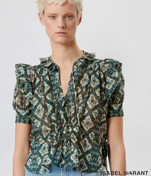 Isabel Maran* pattern blouse ; 시원하게 만나보실수 있는 썸머 프린팅 블라우스~~