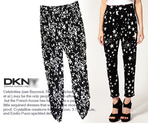 DKN* (or) star print pants - 유니크함이 매력적인~~ 