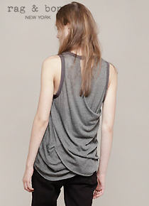 Rag＆Bon* draped back sleeveless top - 만나보기 힘든 완벽한 슬리브리스~^^ (비비스타일 한정 30% 할인이벤트//반품교환불가/ 정가72000)