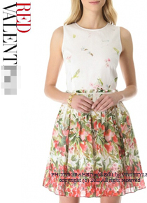 valentin* flower print dress ; 러블리한 스타일이 그냥 살아난다는!!