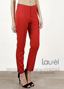 laure*(or) color stretch leg pants - 컬러감 있는 팬츠로 슬림핏을 연출하세요 ^^ ;피팅추가