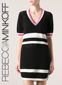 rebecca minkof* striped sweater dress  - 러블리룩의 정석! 레베카밍코* 니트드레스~