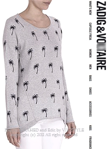 zadig＆voltair*(or)  palm cashmere sweater ;유니크함과 스타일리시함이 가득~한 제품!!;피팅추가