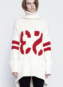 zadig＆voltair* roll neck sweater with number - 레깅스와 함께 이지룩으로 완성될~