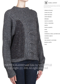 isabel maran* romer sweater ;어떤 바텀과도 멋스럽게 매칭되는 아이템!!