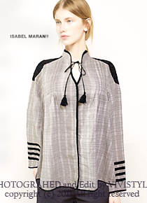 isabel maran* micky embroidered blouse - 일반 보세와 퀄리티 비교불가! (비비스타일 한정 20% 할인이벤트/반품교환불가/ 정가104000)