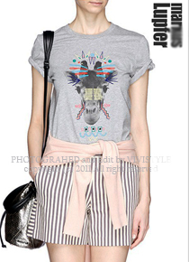 markus lupfe*  &#039;Tribal Giraffe&#039; embroidery Kate T-shirt ;패피들이 사랑하는 브랜드!!