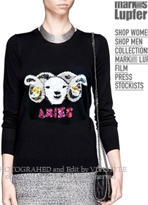 Markus lupfe*(or) &#039;Aries&#039; sequin sweater; 마커스의 시그니처라인 이제 설명이 필요없을거같아요^^;; 피팅추가