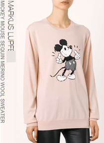 Markus lupfe*(or) Mickey sequined wool sweater ;정말 행운같은 말도 안되는 가격으로 입고!!
