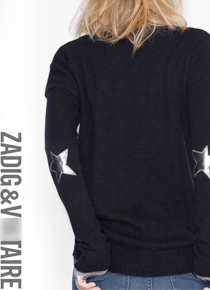 zadig＆voltair*(or) star patch sweater ; 세련된 스타일리시함이 가득~한 쟈딕의 시그니쳐!!