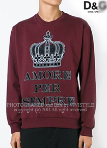 dolce＆gabban* crown sweatshirts;가장 편안하면서도 스타일리쉬한 기모스&amp;#50939;셔츠!!