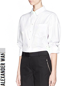 Alexander Wan*(or) patch pocket shirt ; $535.00 매일 입어도 좋을~ 클래식 셔츠^^  ;피팅추가