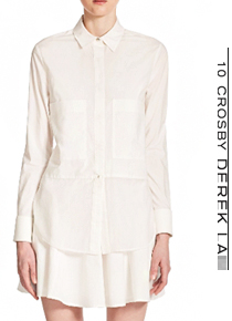 derek la*(or) Pleated Skirt Cotton Shirt Dress ;한벌만으로 멋스러운 감성이 충분한 셔츠드레스!!$495.00 ;피팅추가