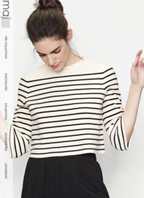 maj* striped knit  ;내츄럴한 감성에 확실한 실용성과 유니크함을 지닌!!(특가세일 40% 할인이벤트/현금가/반품교환불가/정가116000)