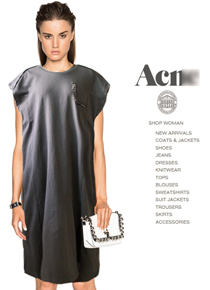Acn* studio(or) slit dress ;자유로운 감성의 오버핏이 체형커버를 완벽히^^;피팅추가
