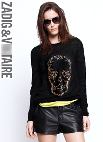 Zadi*&amp; Voltaire(or) cashmere skull sweater;이런 기회는 놓치지마세요^^;;