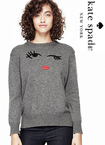 Kate Spad*(or) Winking eye sweater ;1/2도 안되는 합리적인 가격으로 서둘러만나보셔요~{인디핑크};피팅추가