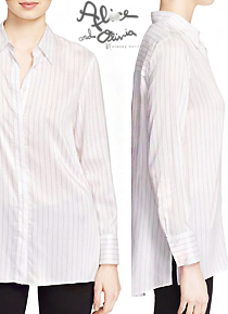 Alice+Olivi*(or) striped shirts ;간결한 디자인과 소재만으로 승부를건 스트라잎셔츠!!
