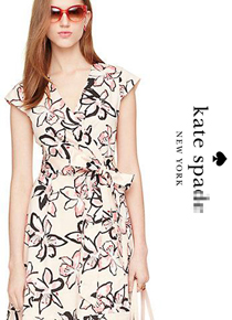Kate spasd*(or) lily wrap dress ;$385.00 레그라인이 날씬해보일수 밖에 없는 풀스커트!!