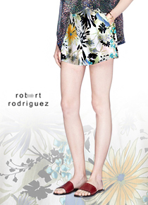 robert rodrigue*(or) floral shorts - 편안함과  세련미를 지닌 플로럴 쇼츠~