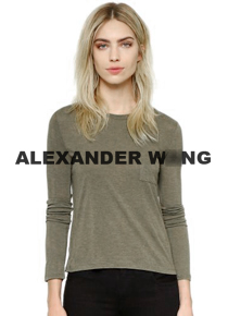 alexander wan*(or) classic long sleeve pocket t shirt - 클래식 티셔츠의 마스터! 알왕의 포켓티^^ ;피팅추가