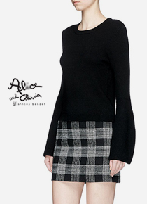 alice+olivi*(or) check plaid mini skirt - virgin wool로 포근하게 가을을 맞이하세요 ~ 