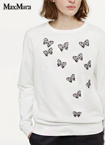 max mar*(or) embellished butterfly sweatshirt - 데일리아이템으로 자주 손이갈 스&amp;#50939;셔츠
