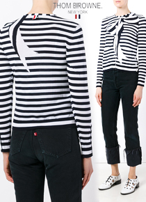 Thom Brown* striped bow cardigan; 1,121,760 KRW 톰브라* 탭과 유니크한 패턴감 ^^ ;피팅추가