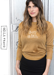 BELLA FREU*(or) Boy Girl Knitted Sweater Gold;$368.00 러블리하면서도 글래머러스한 잇 아이템!!너무 슬림해보여요~~