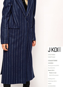 j ko*(or)denim striped coat;더 이상 시크해보일수 없는 오버핏 트렌치!!! ;피팅추가