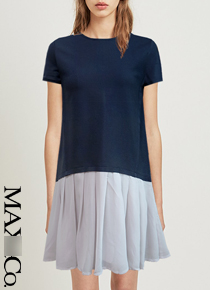 max&amp;c*(or) frills tunic dress -  레깅스나 스키니와 함께~ 로맨틱한 튜닉드레스! ;피팅추가