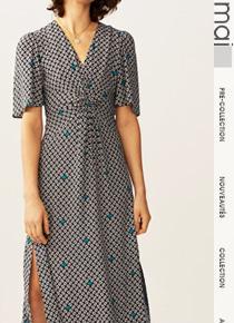 Maj*(or) crepe midi dress;$295.00 그간 입고된 원피스중 가장 이쁜 강추제품!;피팅추가